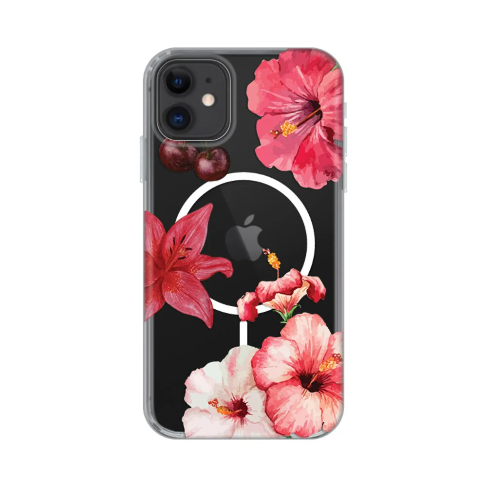 Maska za iPhone 11 6.1 Hibiscus Print Magsafe