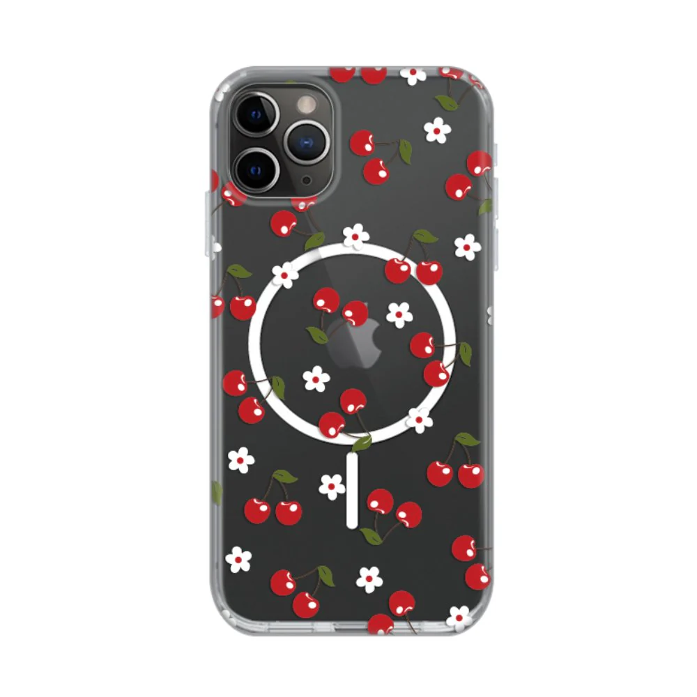 Maska za iPhone 11 Pro Max 6.5 Cute Cherries Print Magsafe