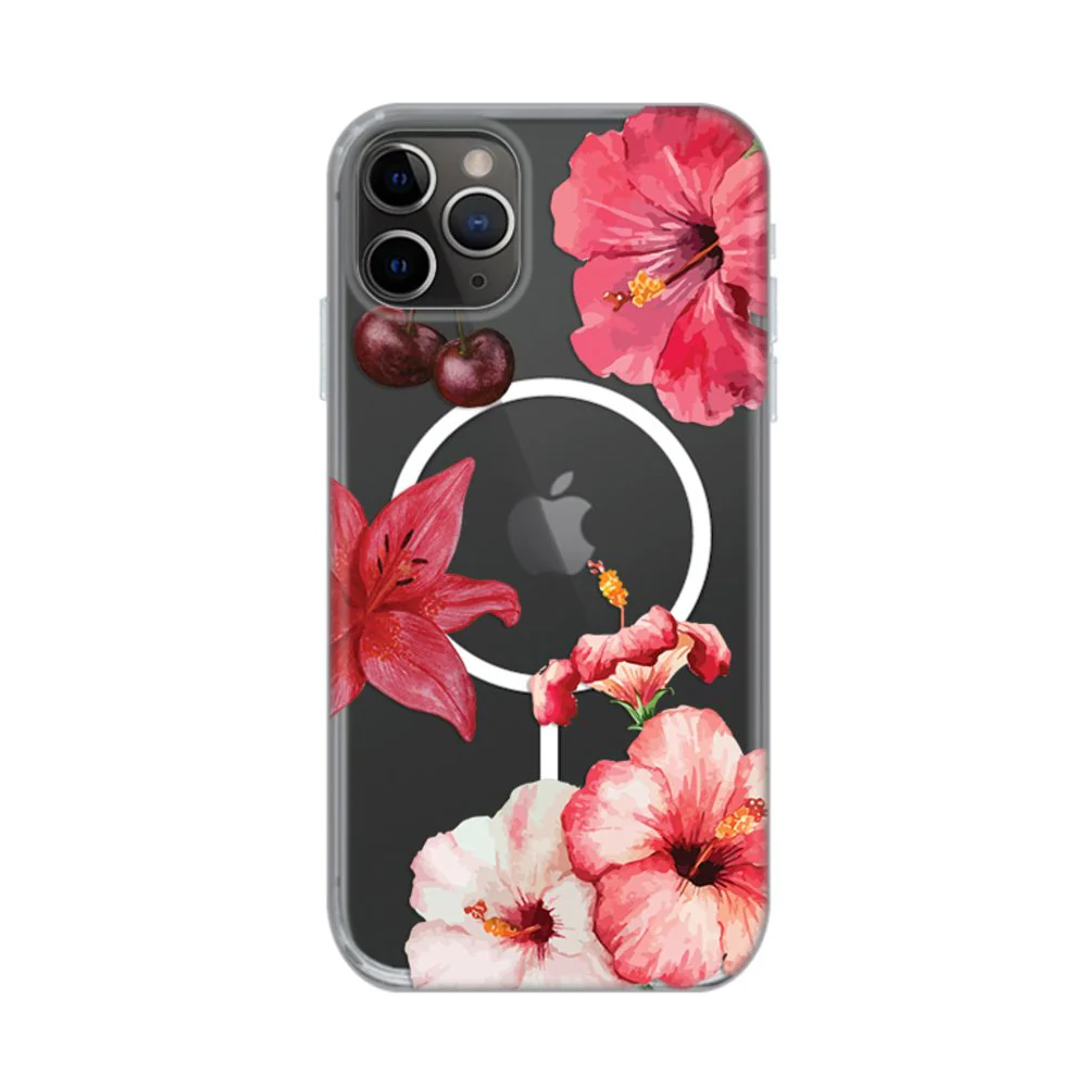 Maska za iPhone 11 Pro Max 6.5 Hibiscus Print Magsafe