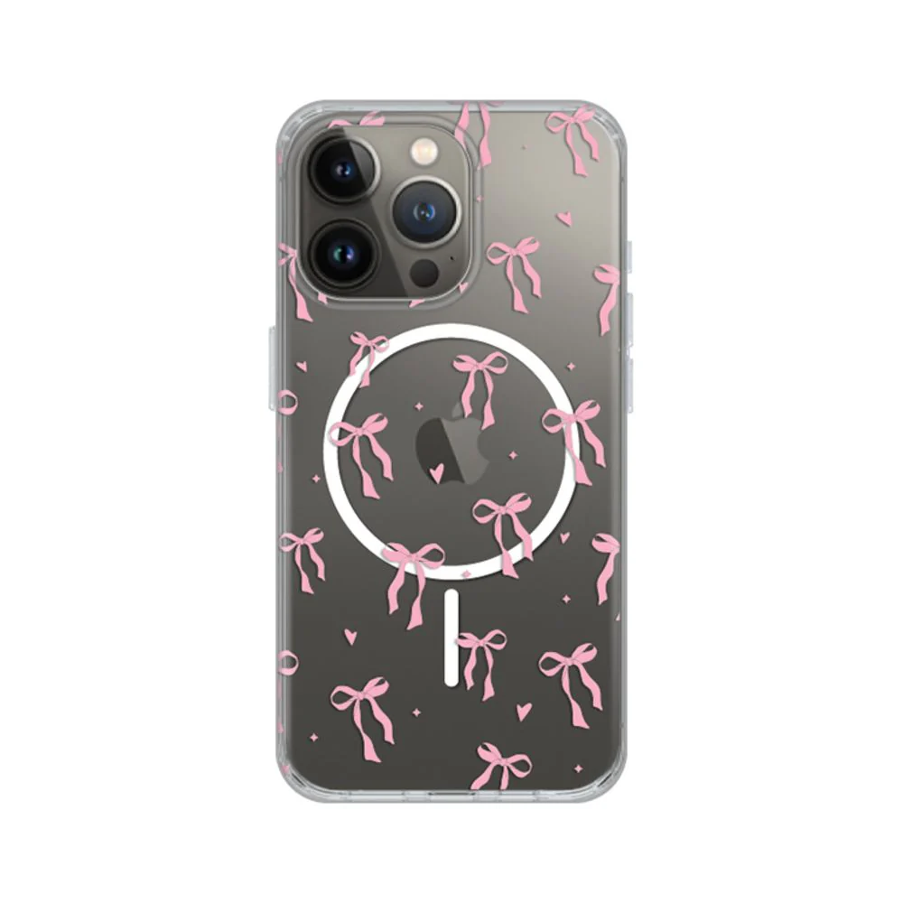 Maska za iPhone 13 Pro 6.1 Cute Bows Print Magsafe