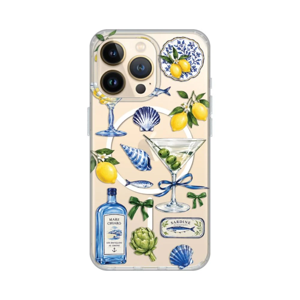 Maska za iPhone 13 Pro 6.1 Mediterranean Martini Print Magsafe