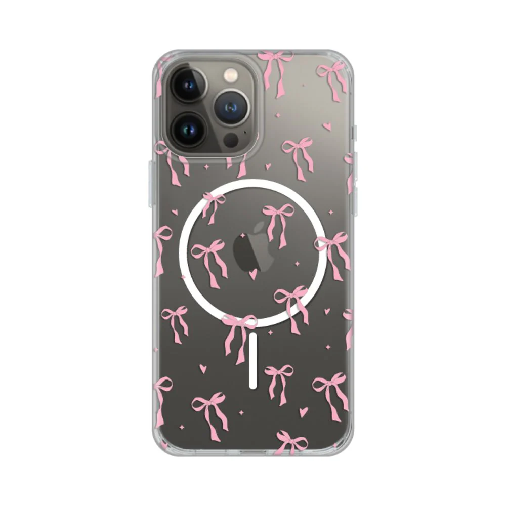 Maska za iPhone 13 Pro Max 6.7 Cute Bows Print Magsafe