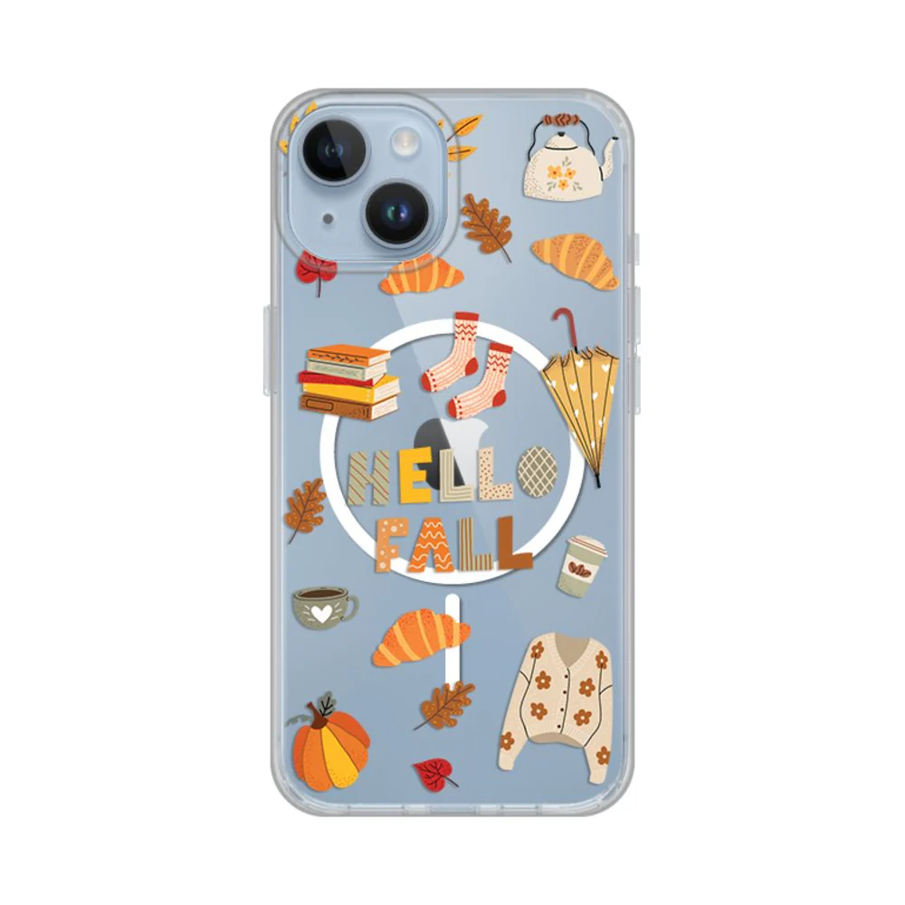 Maska za iPhone 13/14 6.1 Hello Fall Print Magsafe