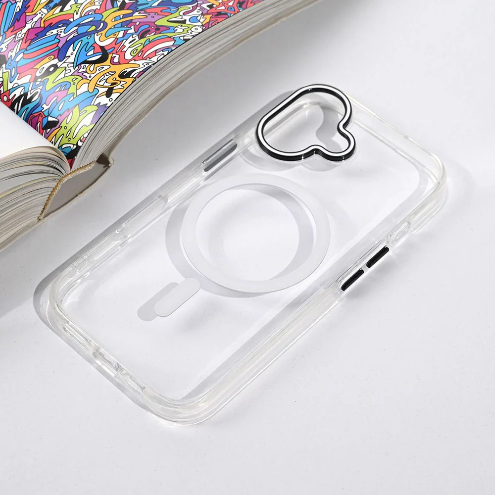 Maska za iPhone 16 6.1 bela Magsafe Color Pop