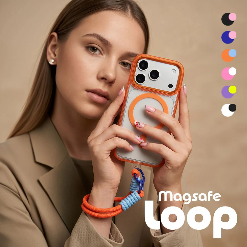 Maska za iPhone 16 6.1 crna Magsafe Loop