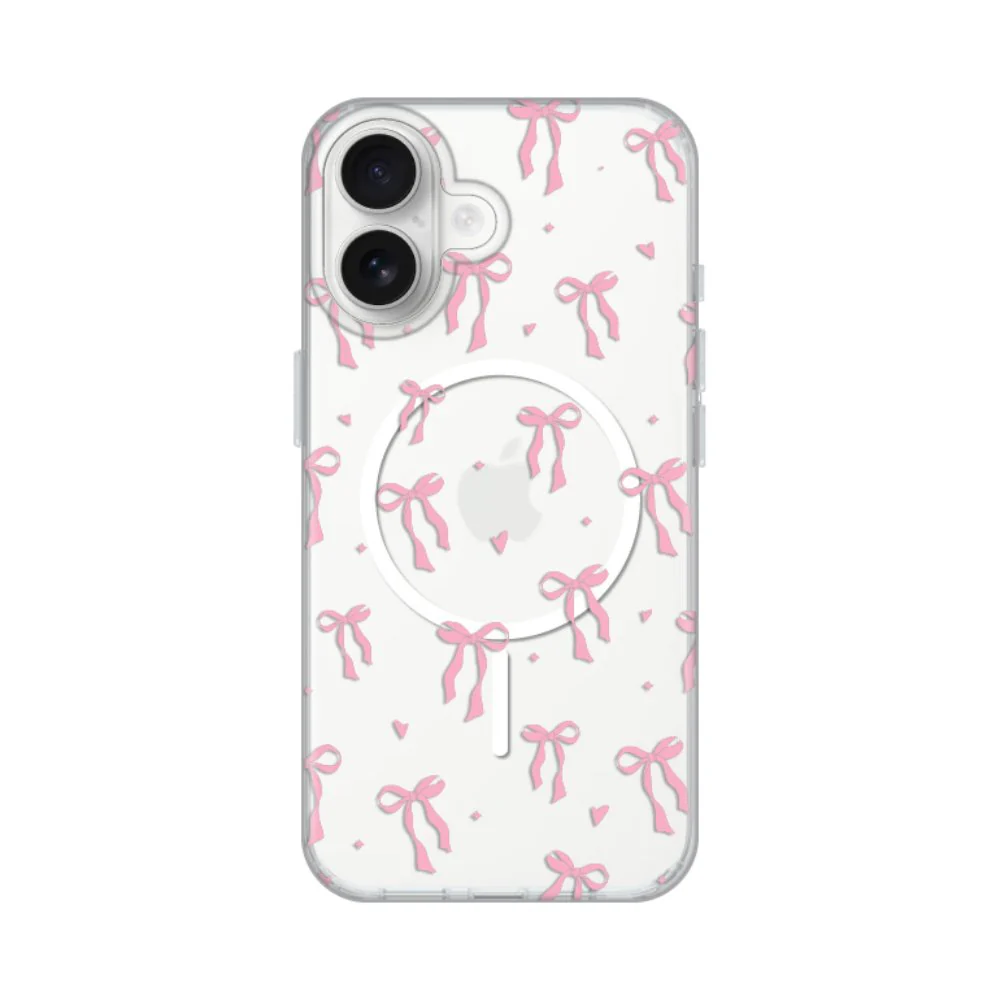 Maska za iPhone 16 6.1 Cute Bows Print Magsafe