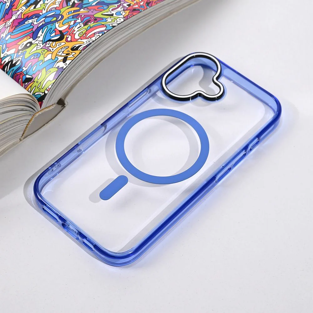 Maska za iPhone 16 6.1 plava Magsafe Color Pop