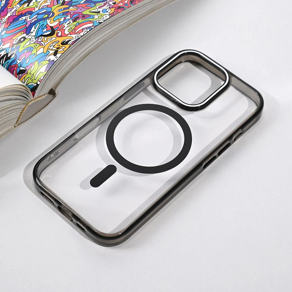 Maska za iPhone 16 Pro 6.3 crna Magsafe Color Pop
