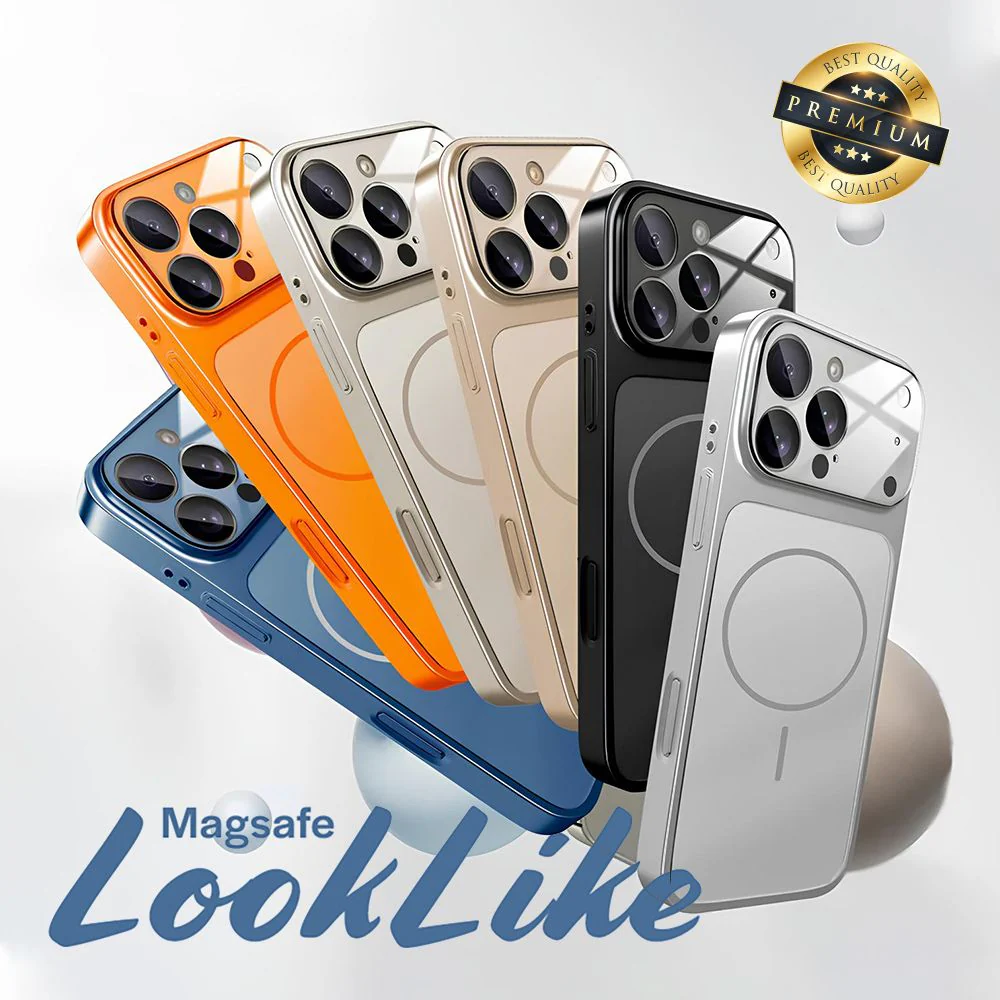 Maska za iPhone 16 Pro 6.3 crna Magsafe LookLike