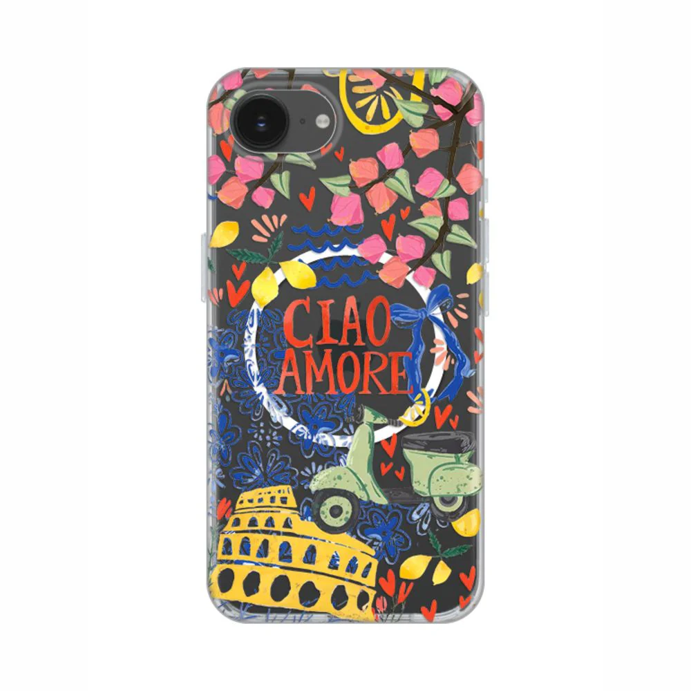 Maska za iPhone 16e/17e 6.1 Ciao Amore Print Magsafe