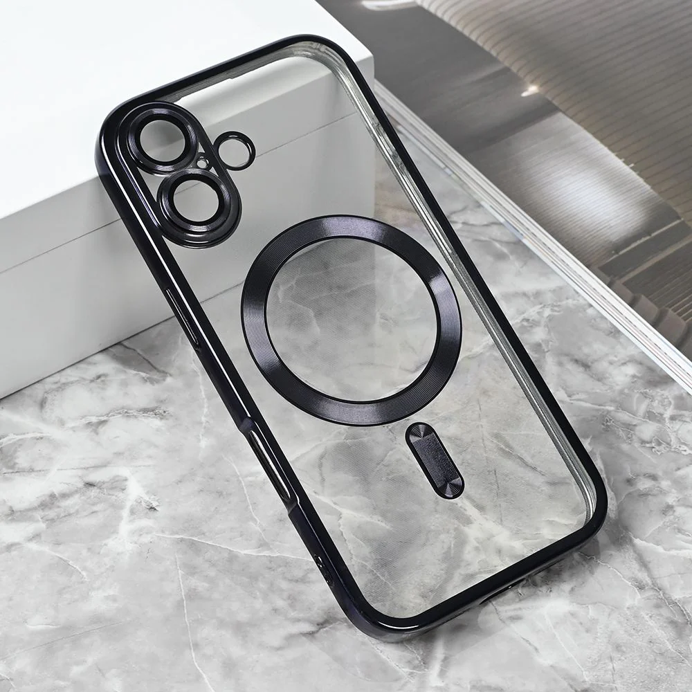 Maska za iPhone 17 6.3 crna Magsafe Lux