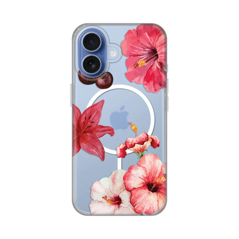 Maska za iPhone 17 6.3 Hibiscus Print Magsafe