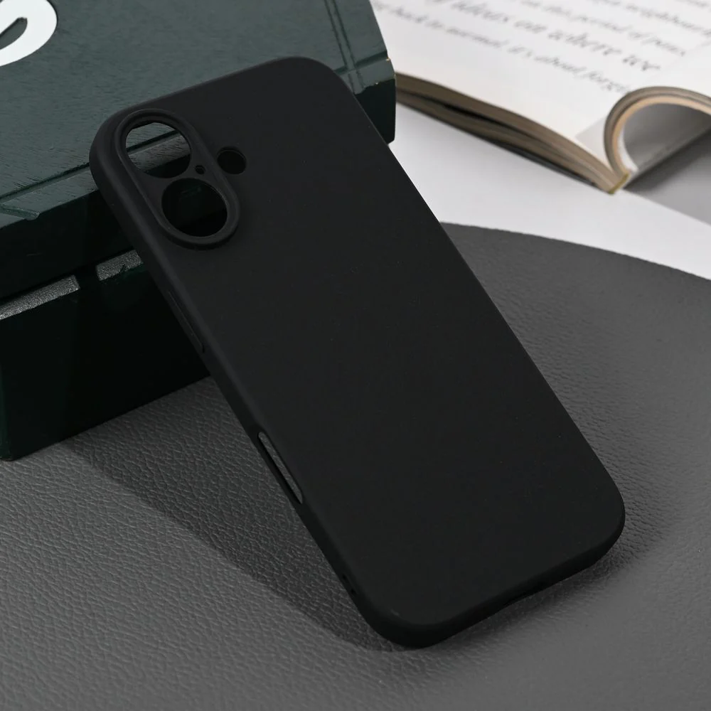 Maska za iPhone 17 6.3 mat crna silikonska Skin
