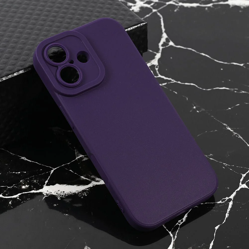 Maska za iPhone 17 6.3 mat tamno ljubicasta Teracell Giulietta