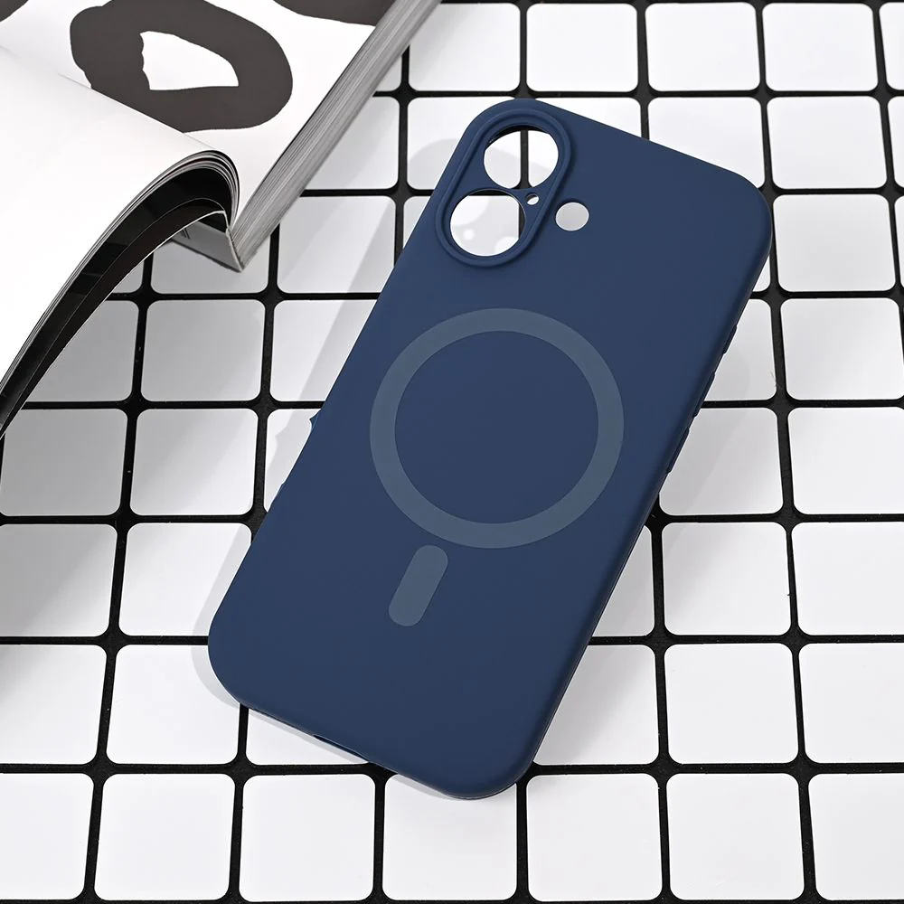 Maska za iPhone 17 6.3 plava Magsafe Pure color