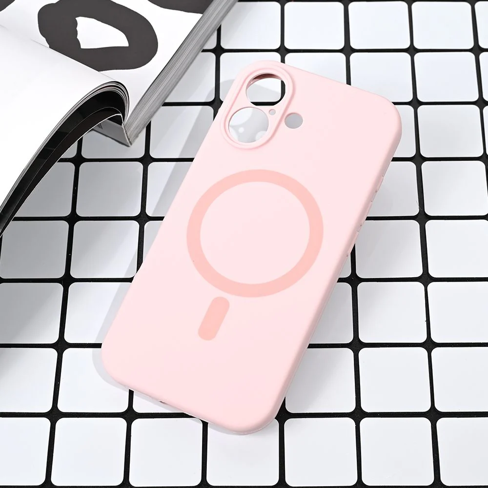 Maska za iPhone 17 6.3 roze Magsafe Pure color