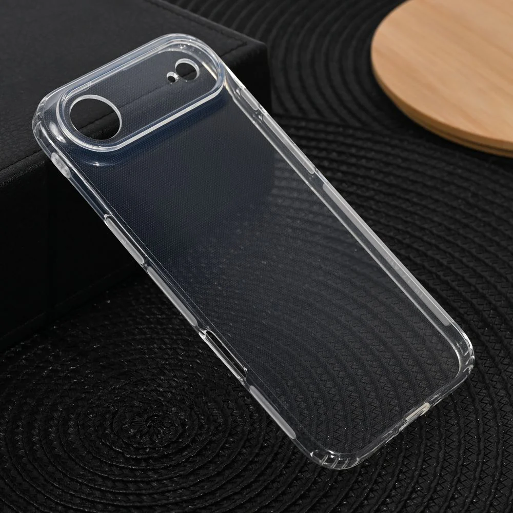 Maska za iPhone 17 6.3 transparent silikonska Ultra Thin with pluggy