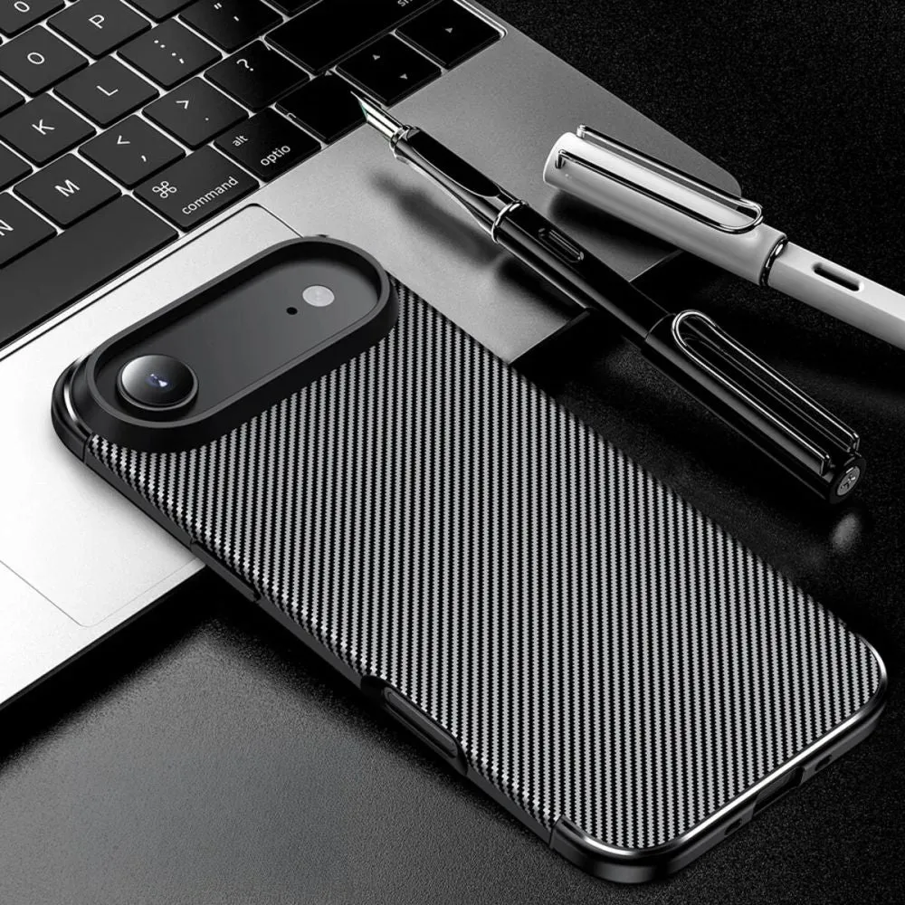 Maska za iPhone 17 Air 6.6 crna Defender Carbon