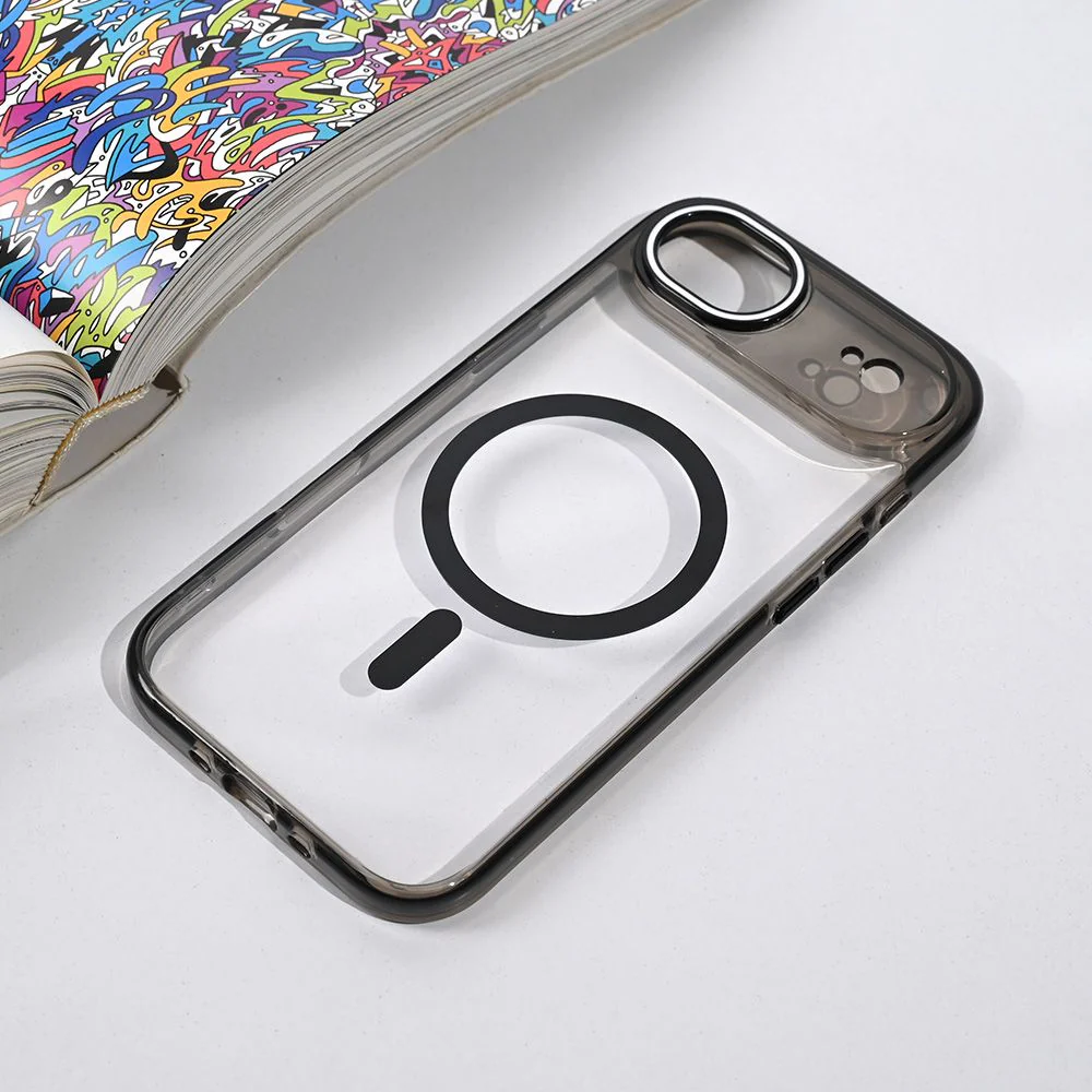 Maska za iPhone 17 Air 6.6 crna Magsafe Color Pop