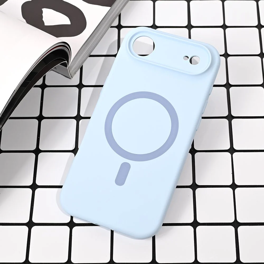 Maska za iPhone 17 Air 6.6 svetlo plava Magsafe Pure color