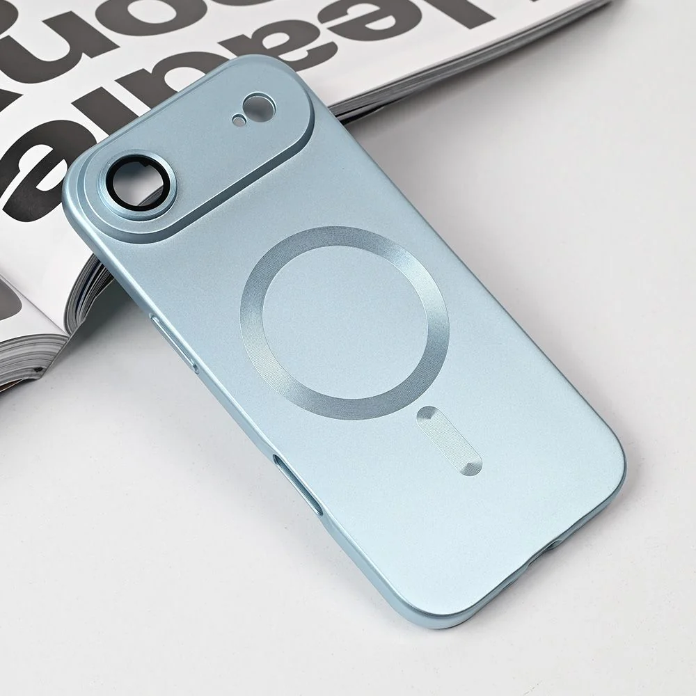 Maska za iPhone 17 Air 6.9 plava Magsafe Chrome