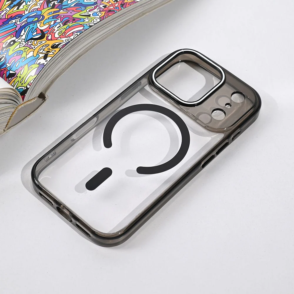 Maska za iPhone 17 Pro 6.3 crna Magsafe Color Pop