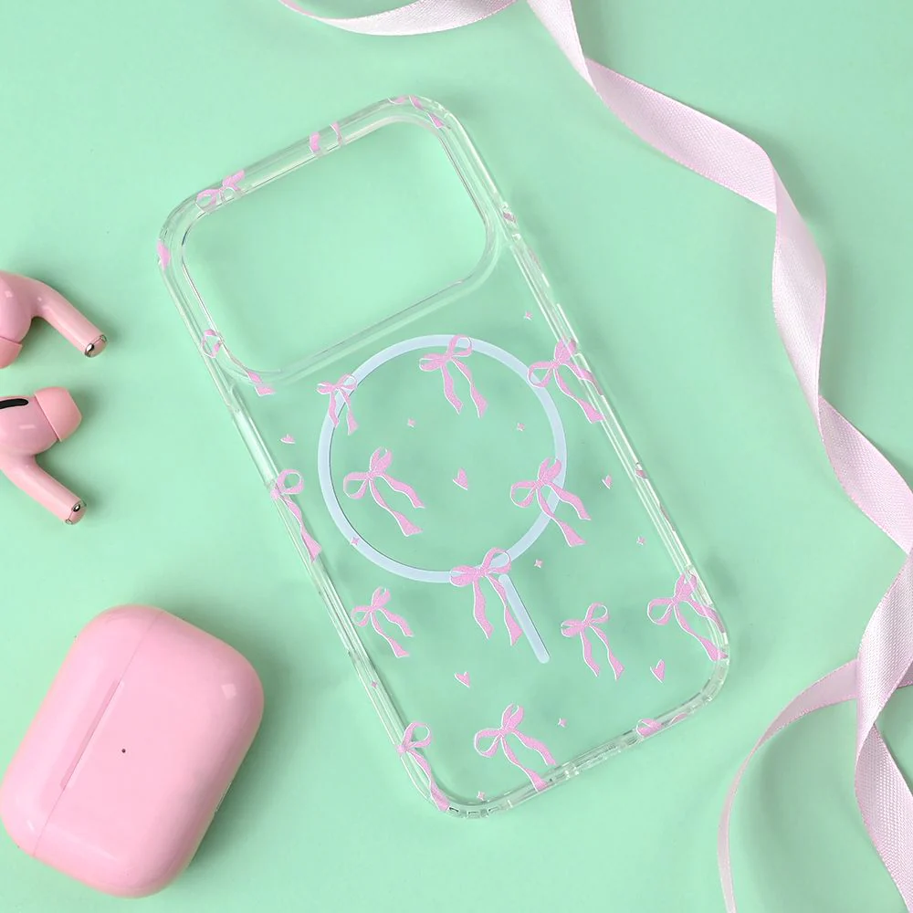 Maska za iPhone 17 Pro 6.3 Cute Bow Print Magsafe