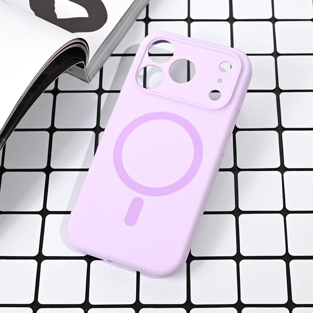 Maska za iPhone 17 Pro 6.3 lila Magsafe Pure color