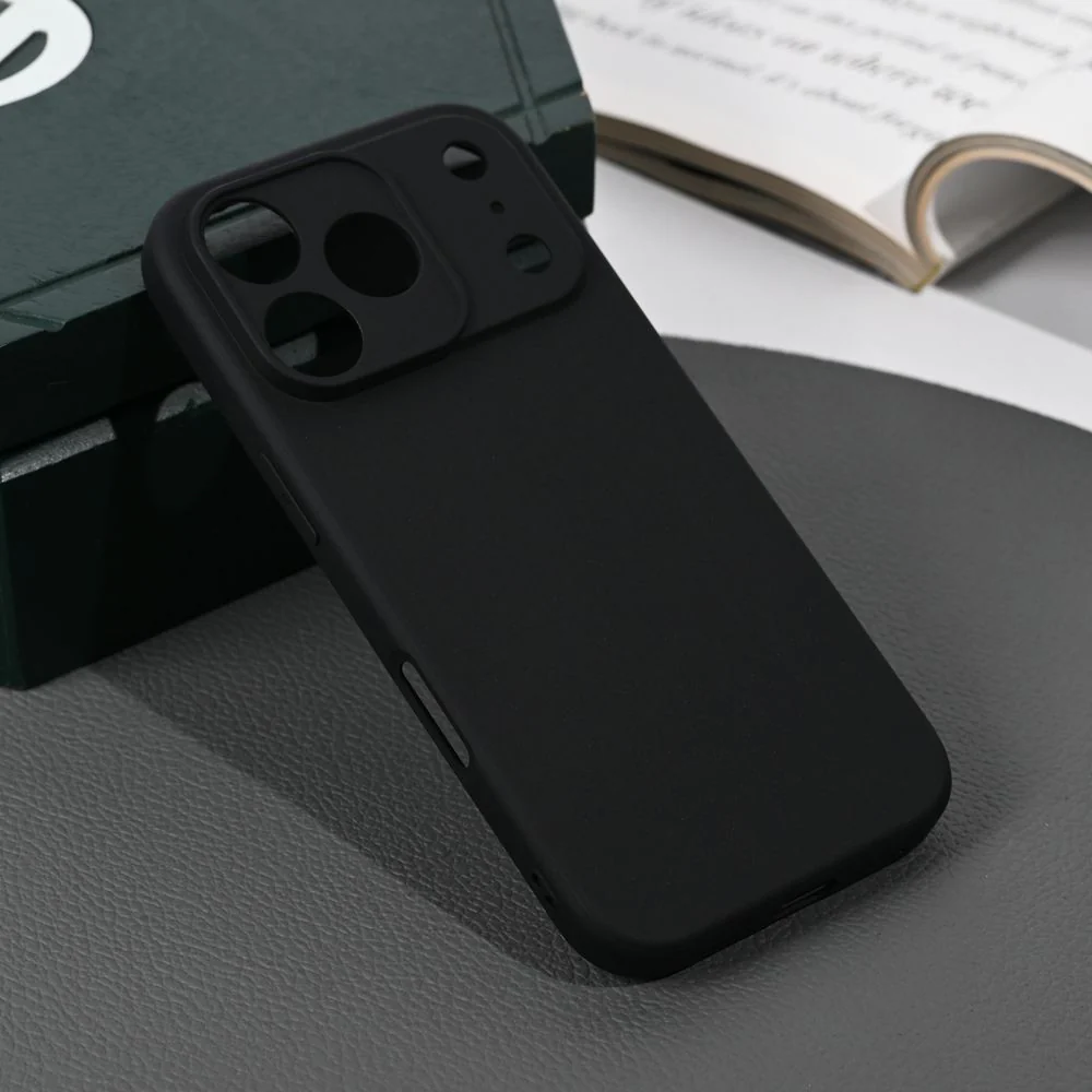 Maska za iPhone 17 Pro 6.3 mat crna silikonska Skin