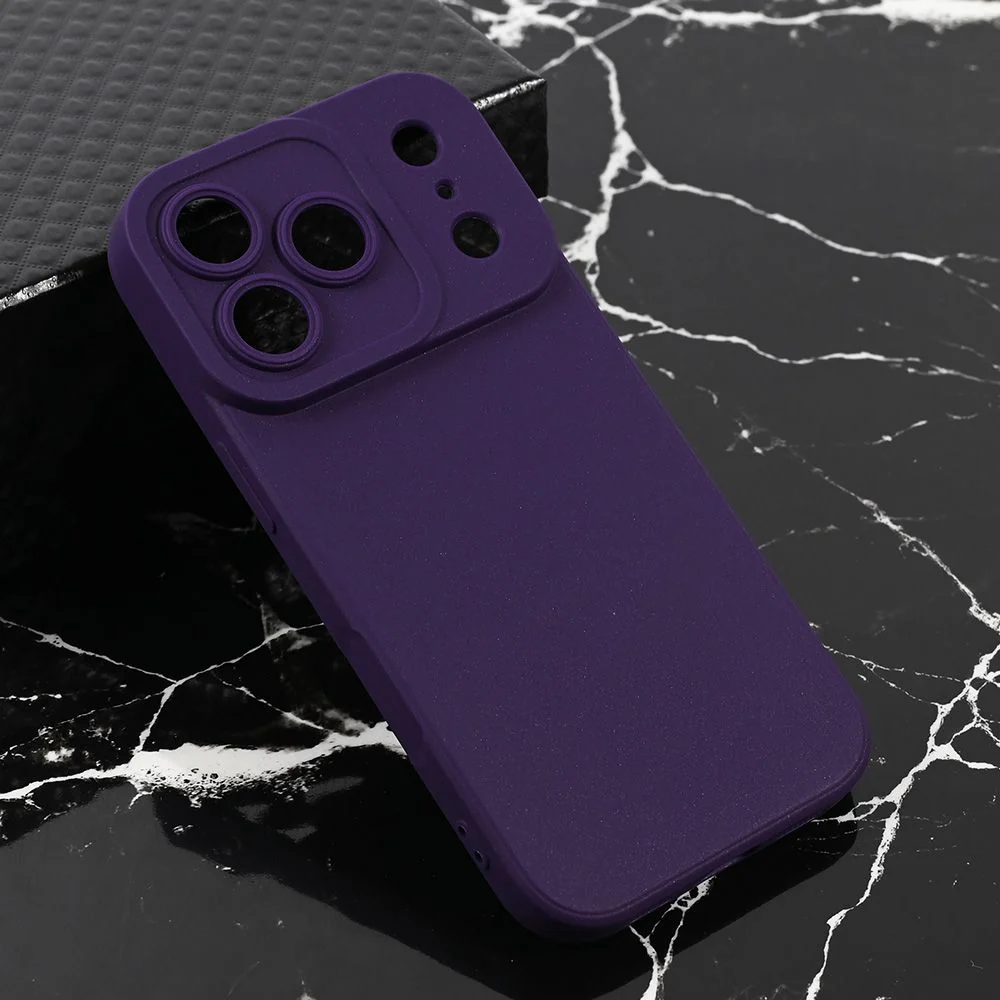 Maska za iPhone 17 Pro 6.3 mat tamno ljubicasta Teracell Giulietta