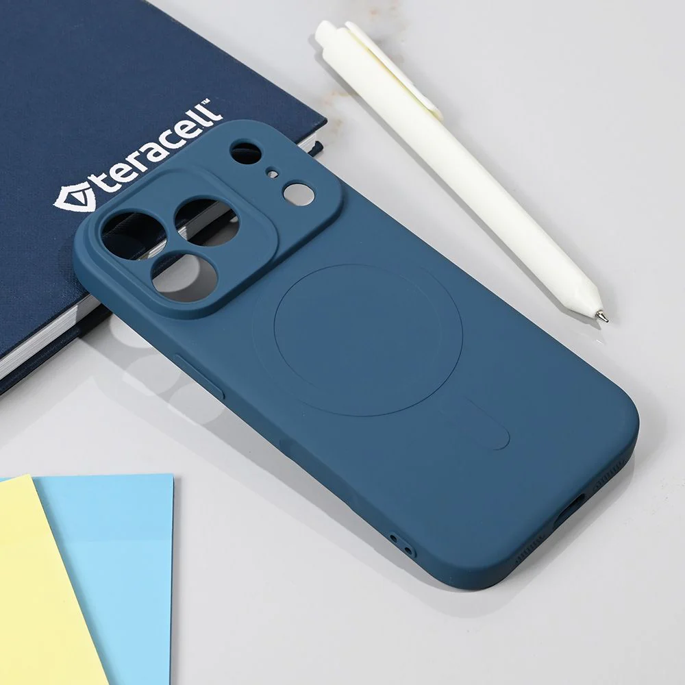 Maska za iPhone 17 Pro 6.3 plava Teracell Giulietta Magsafe