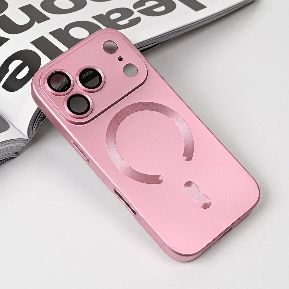 Maska za iPhone 17 Pro 6.3 roze Magsafe Chrome