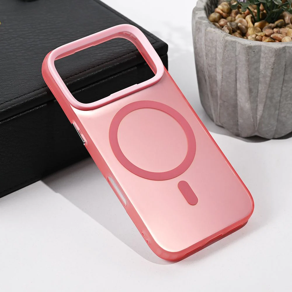 Maska za iPhone 17 Pro 6.3 roze Magsafe Clear