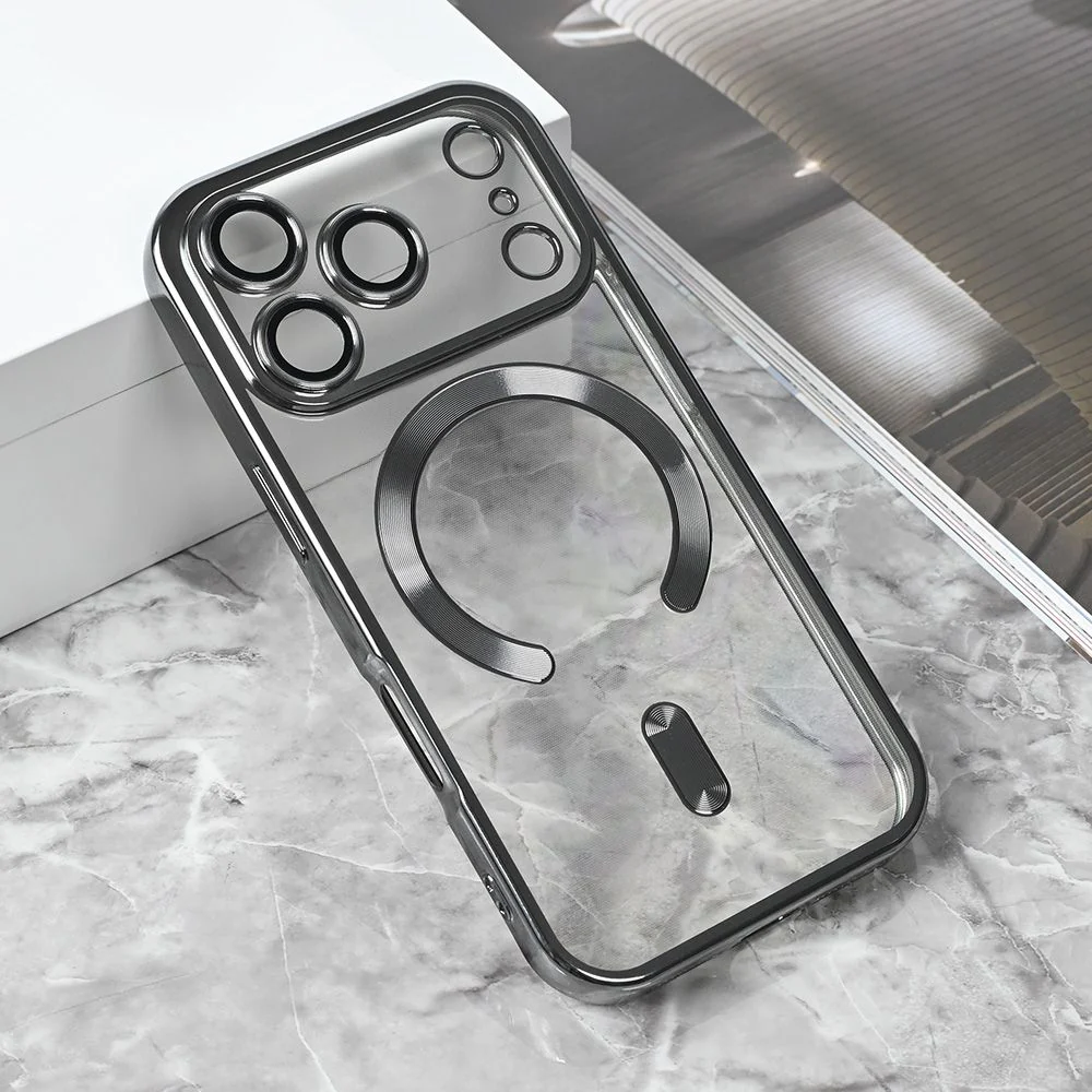 Maska za iPhone 17 Pro 6.3 siva Magsafe Lux