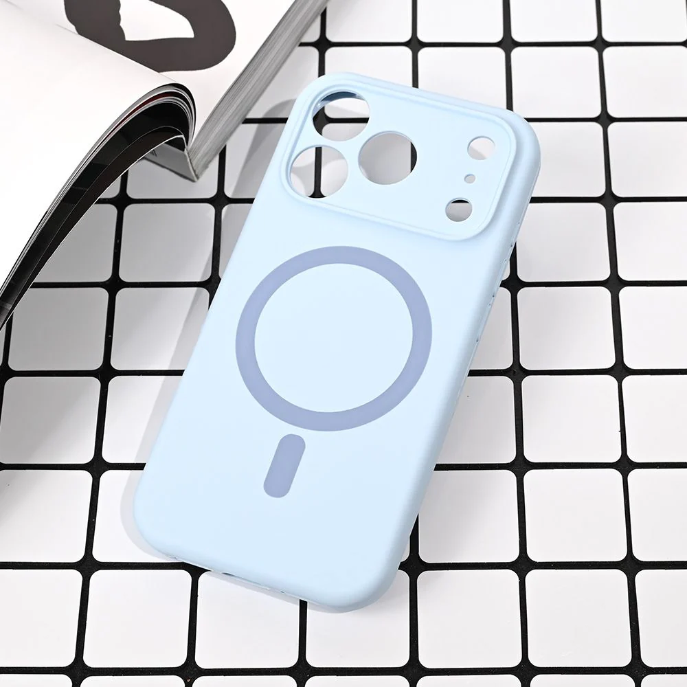 Maska za iPhone 17 Pro 6.3 svetlo plava Magsafe Pure color