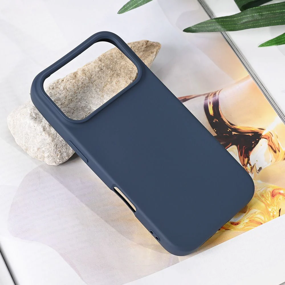 Maska za iPhone 17 Pro 6.3 tamno plava Teracell Soft Velvet