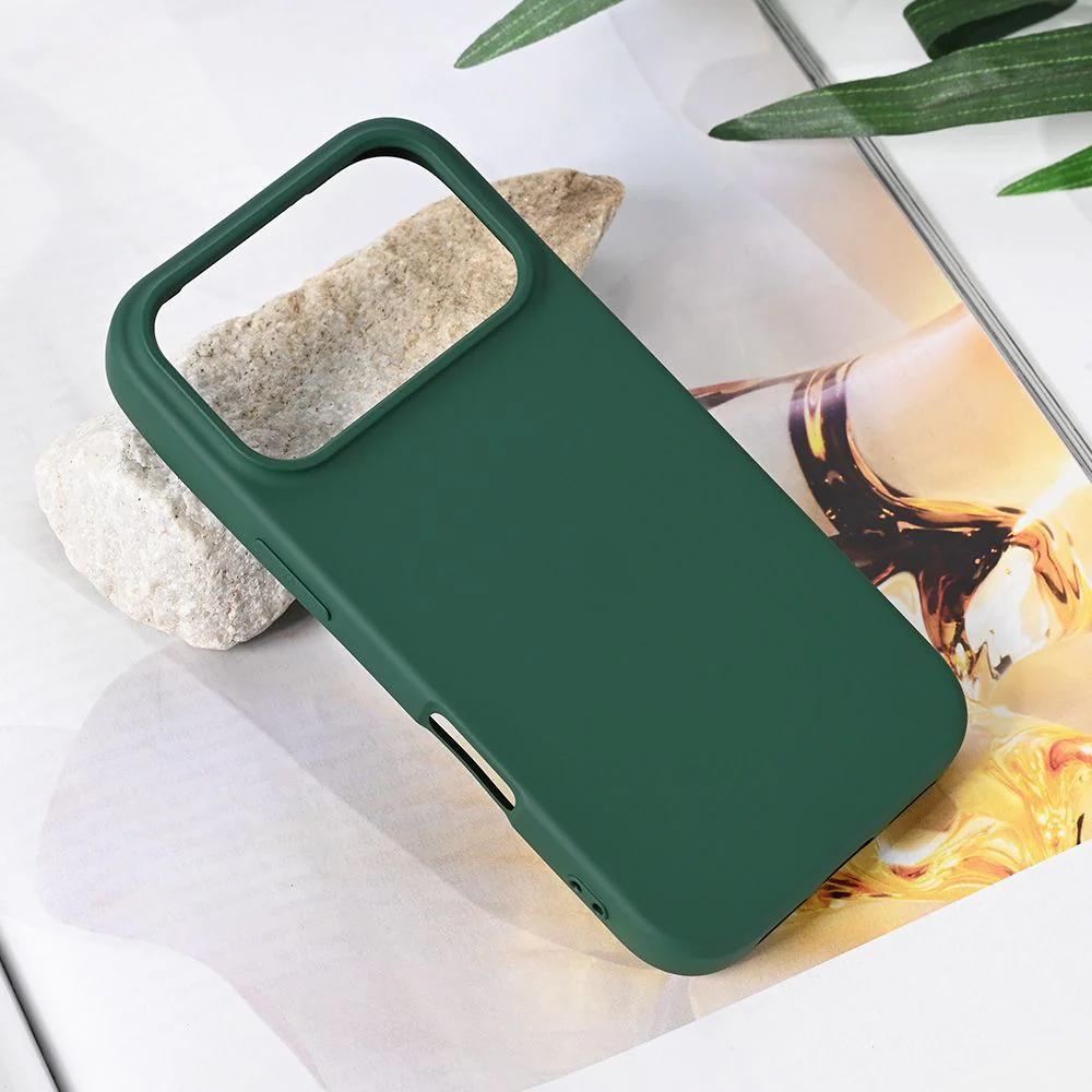 Maska za iPhone 17 Pro 6.3 tamno zelena Teracell Soft Velvet
