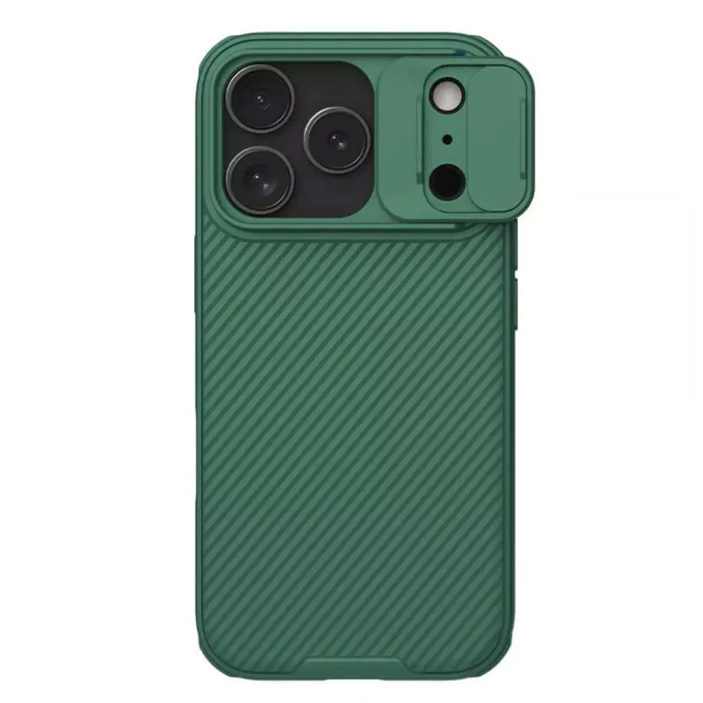 Maska za iPhone 17 Pro 6.3 zelena Nillkin CamShield Pro