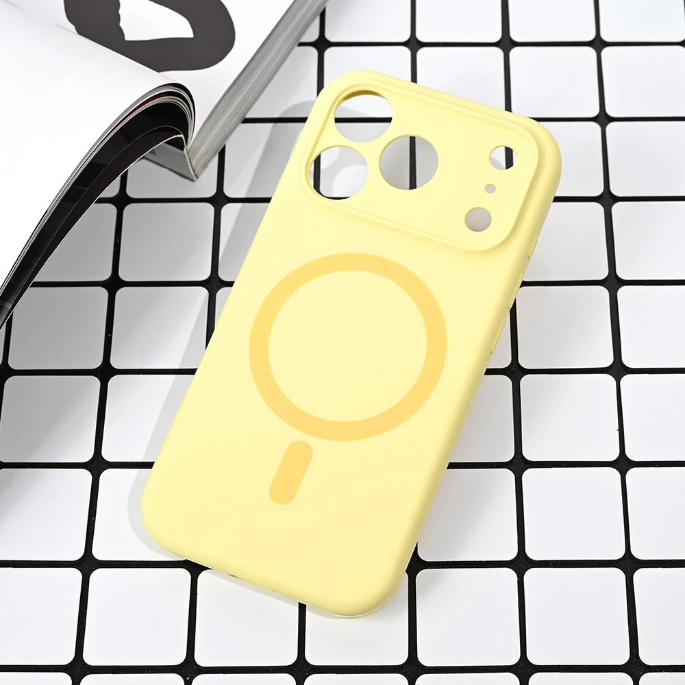 Maska za iPhone 17 Pro 6.3 zuta Magsafe Pure color