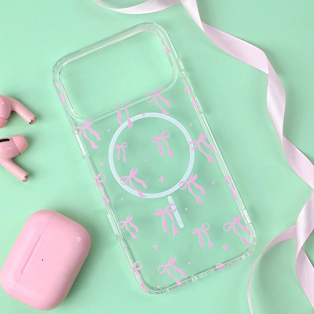 Maska za iPhone 17 Pro Max 6.9 Cute Bow Print Magsafe