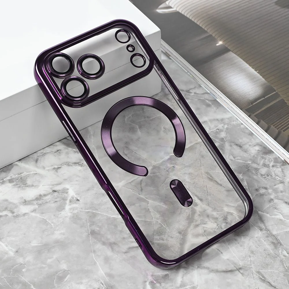 Maska za iPhone 17 Pro Max 6.9 ljubicasta Magsafe Lux