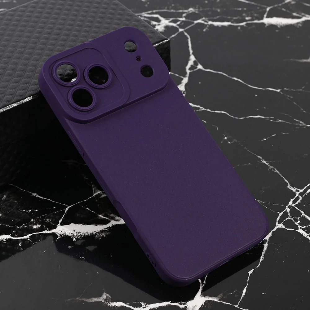 Maska za iPhone 17 Pro Max 6.9 mat tamno ljubicasta Teracell Giulietta