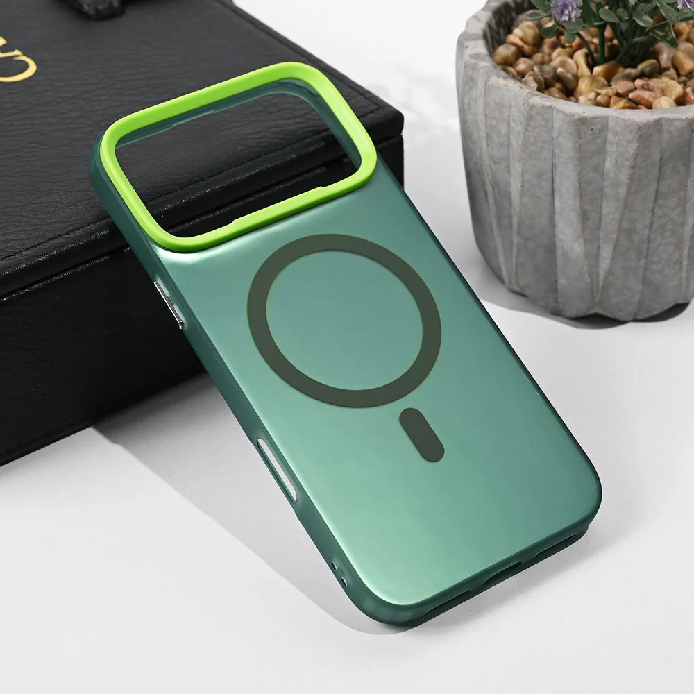 Maska za iPhone 17 Pro Max 6.9 zelena Magsafe Clear
