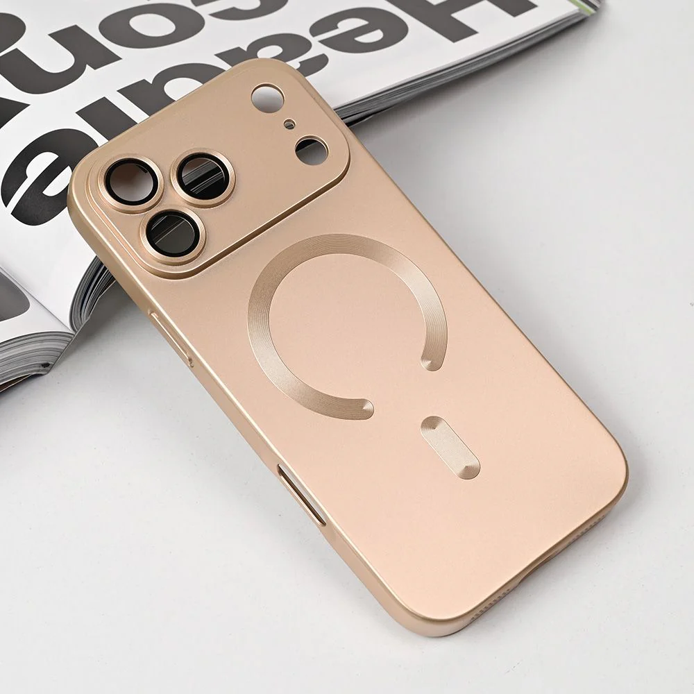 Maska za iPhone 17 Pro Max 6.9 zlatna Magsafe Chrome