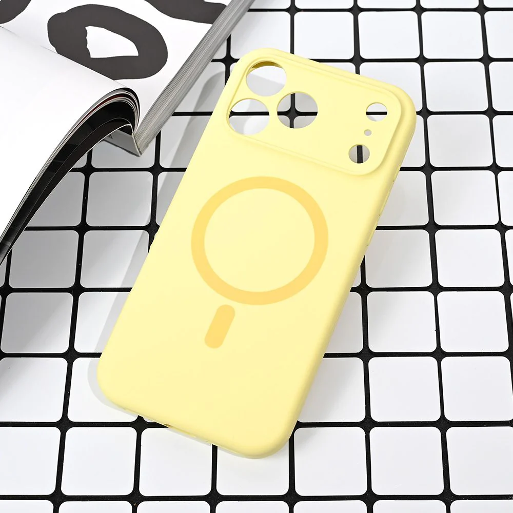 Maska za iPhone 17 Pro Max 6.9 zuta Magsafe Pure color