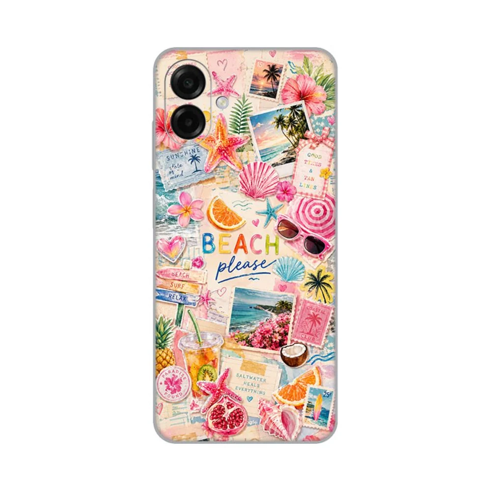 Maska za Samsung A075F Galaxy A07 Beach Please Silikonska Print Skin