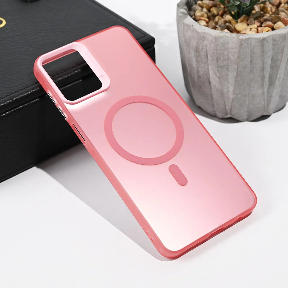 Maska za Samsung A075F Galaxy A07 roze Magsafe Clear
