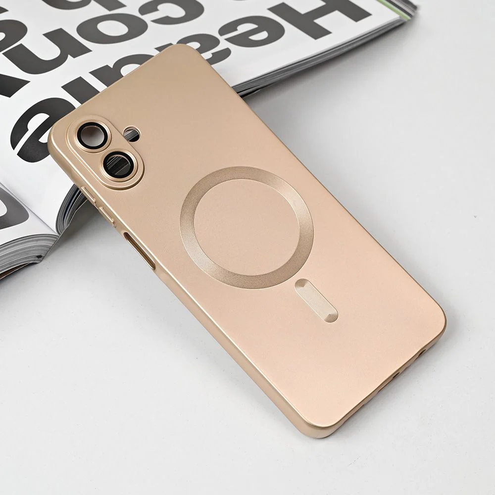 Maska za Samsung A075F Galaxy A07 zlatna Magsafe Chrome