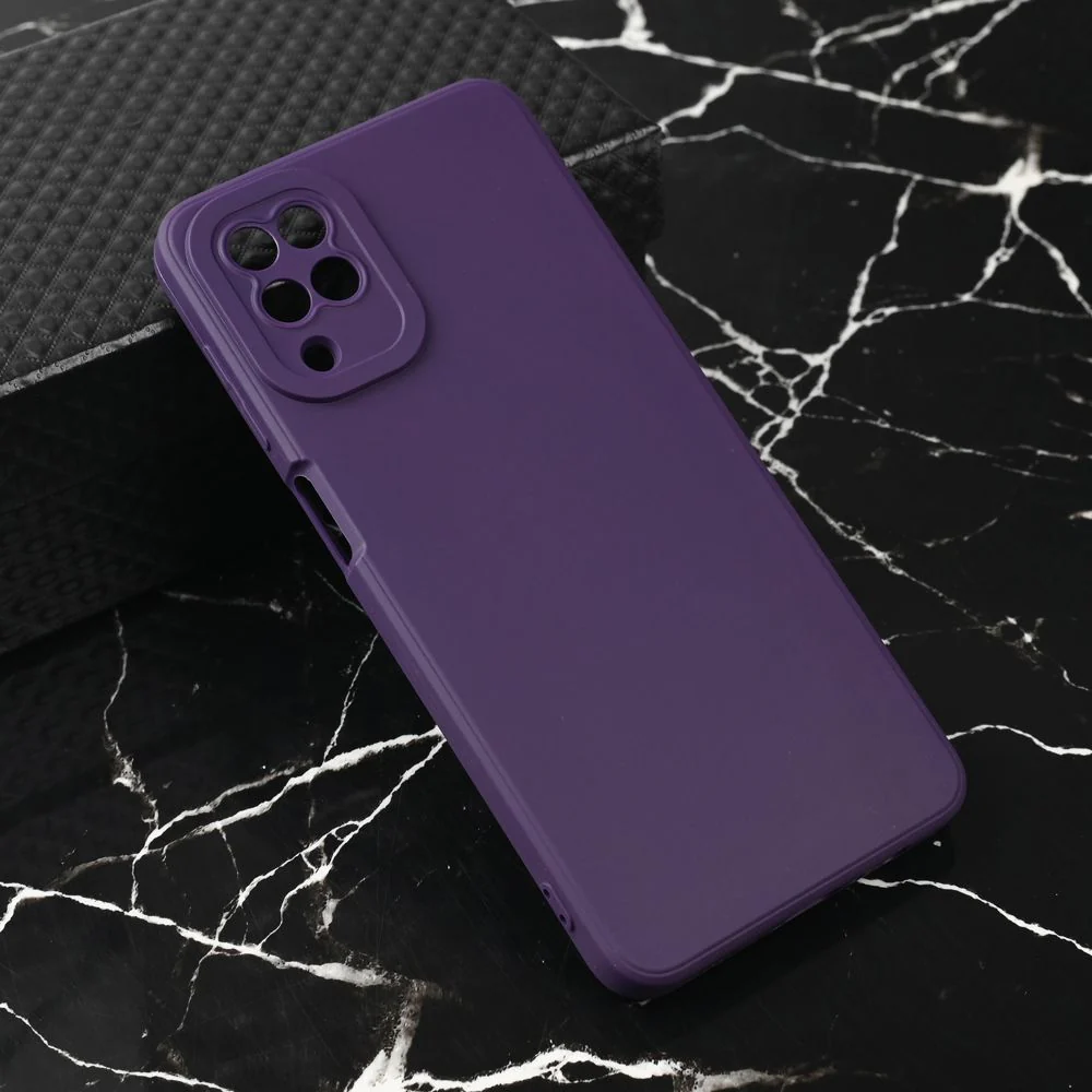 Maska za Samsung A125F Galaxy A12 mat tamno ljubicasta Teracell Giulietta