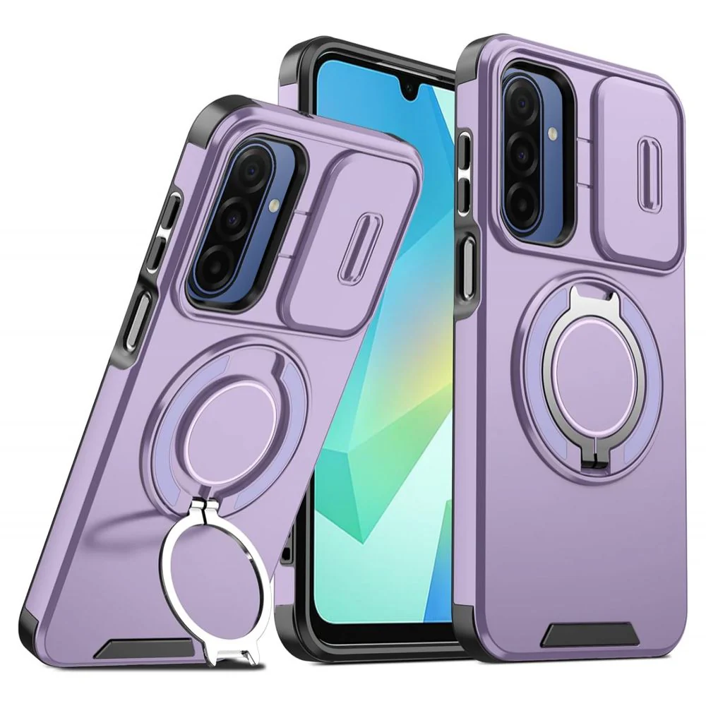 Maska za Samsung A175F Galaxy A17 ljubicasta CamShield Ring stand